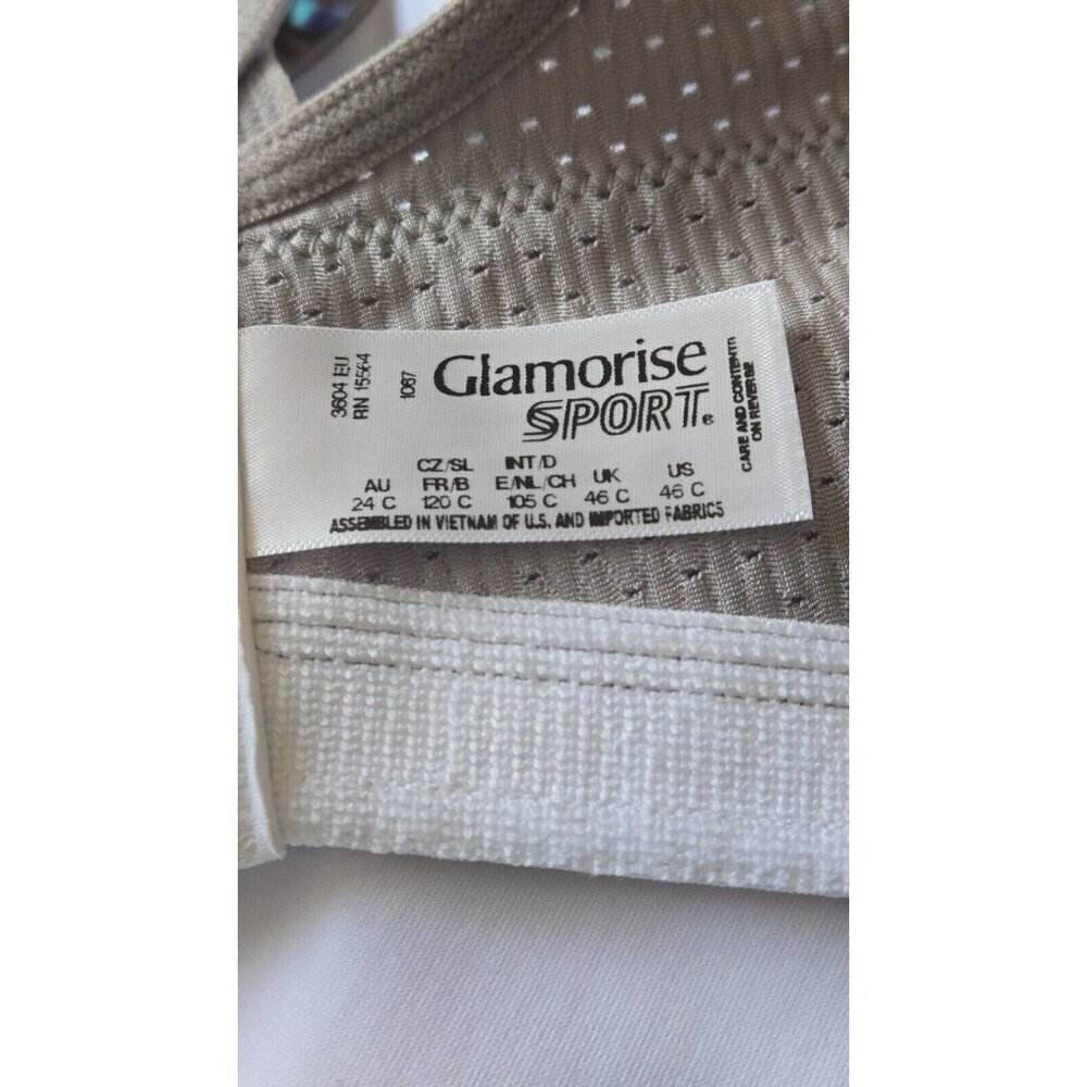 Glamorise sport 1067 Women's No-Bounce Camisole Elite Sports Bra Size 46C - Picture 9 of 10